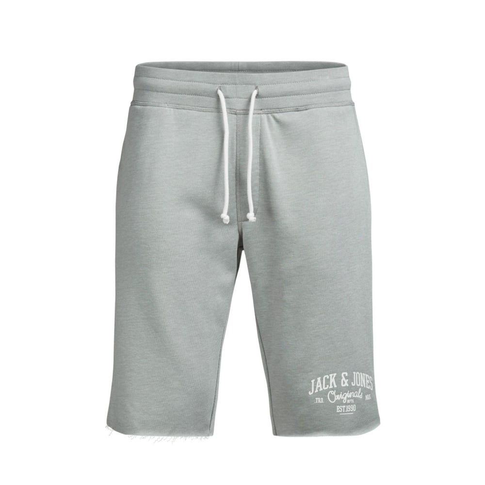 Jack & Jones Mens Holting Jogger Sweat Shorts Mirage Grey