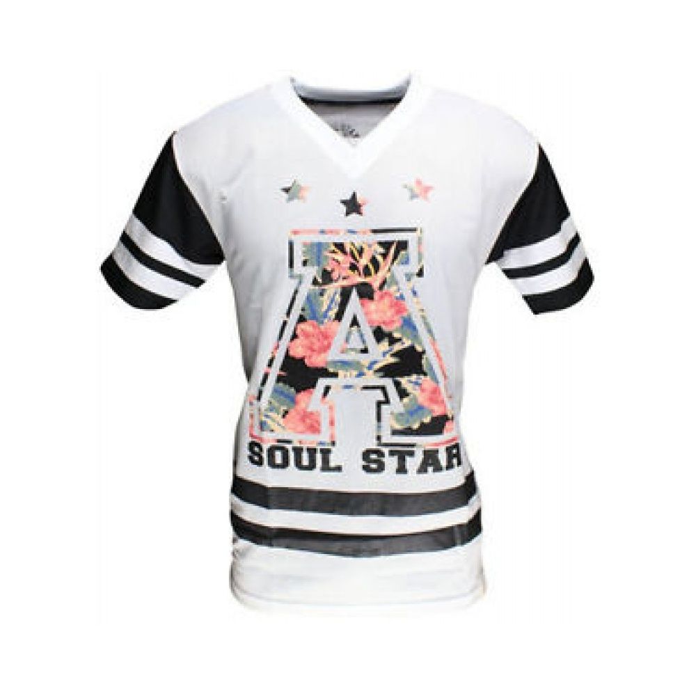Soulstar American Football Mesh Jersey White