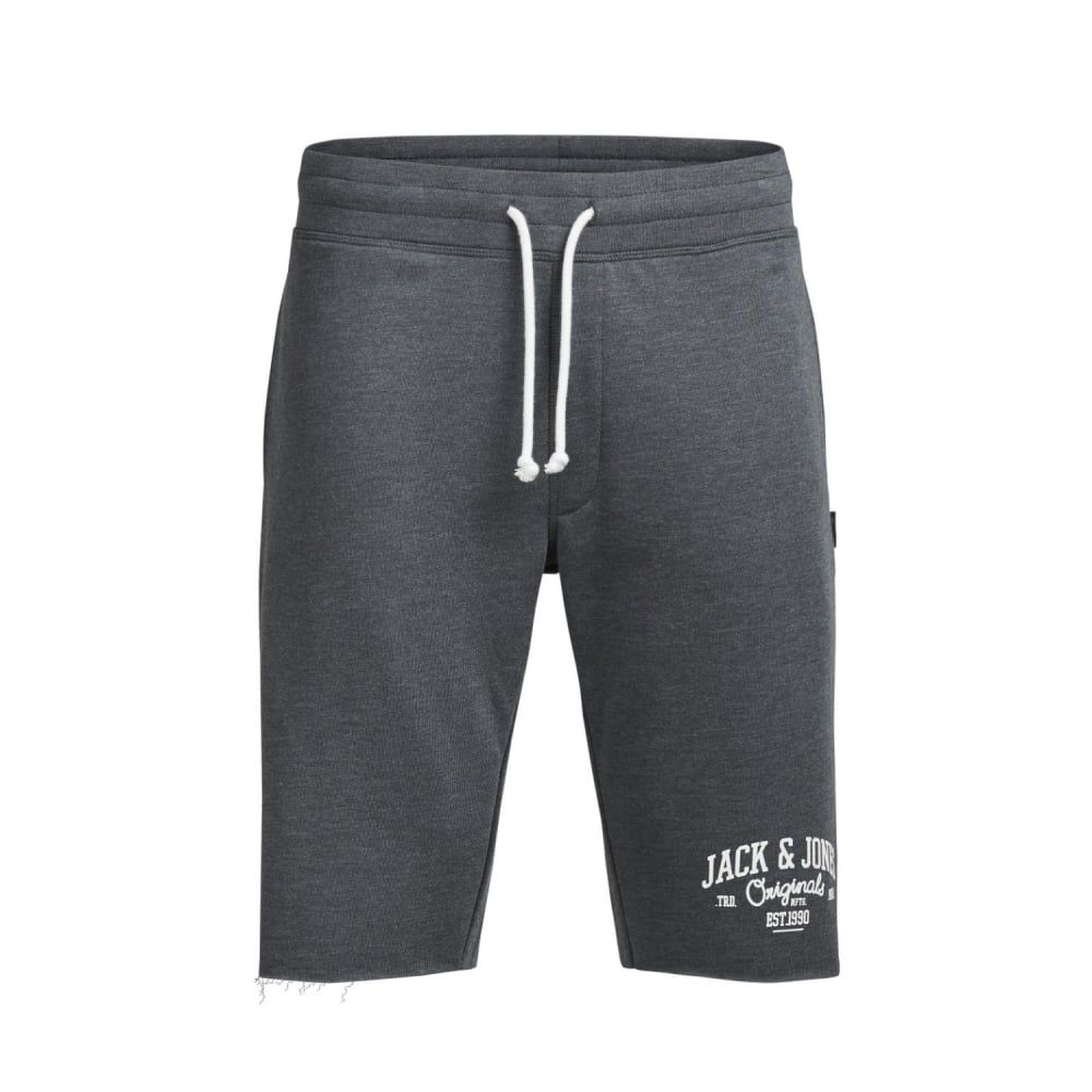 Jack & Jones Mens Holting Jogger Sweat Shorts Asphalt