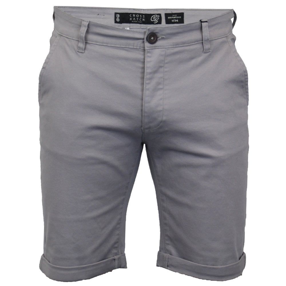 Crosshatch Men New Brandons Designer Cargo Chino Shorts Wet Weather