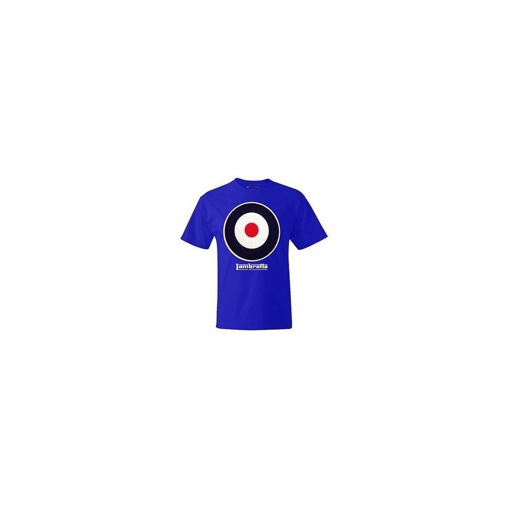 Vintage Retro Target T-Shirt Royal Blue