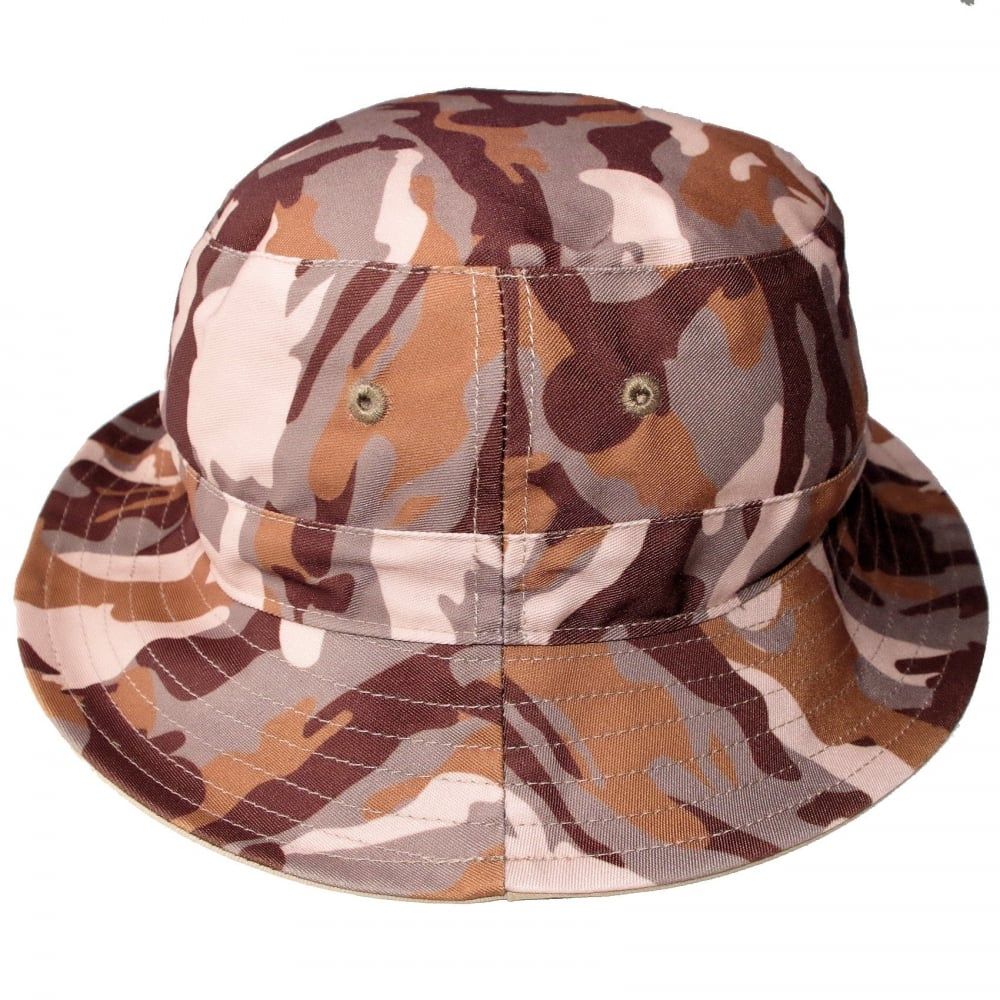 Warrior Clothing Bucket Hat Reversible Lambretta Desert Camouflage