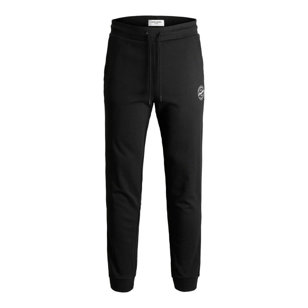 Jack & Jones Mens King Size JJIGORDON Sweat Pant Jogger Bottoms Black