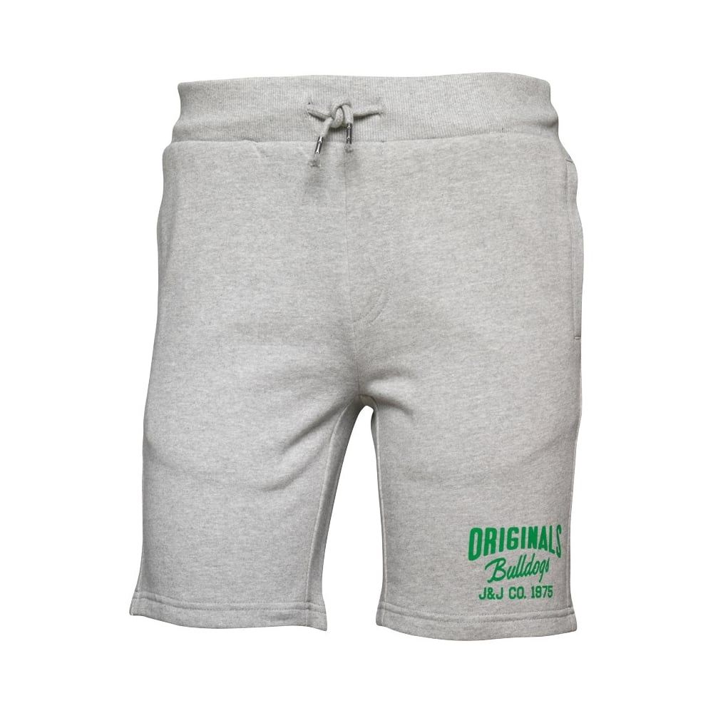 Jack & Jones Mens Ronnie Sweat Shorts Light Grey Melange