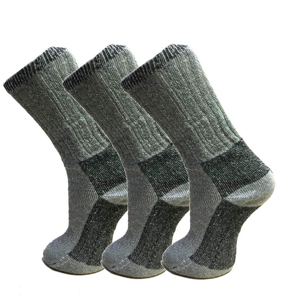 Fresh Feel New Socks Mens Merino Wool Boot Socks Adults 3 Pairs