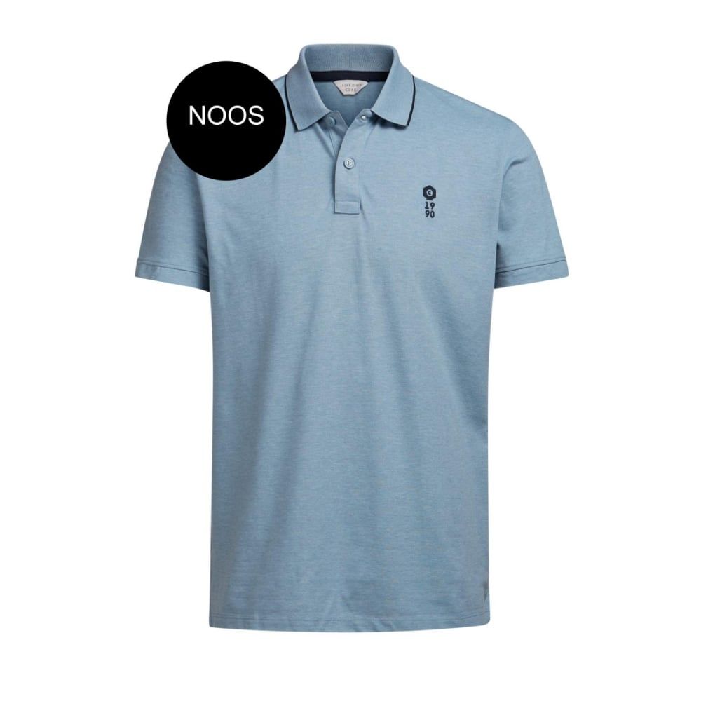 Jack & Jones Casual Stone Regular Fit Polo Shirts Faded Denim