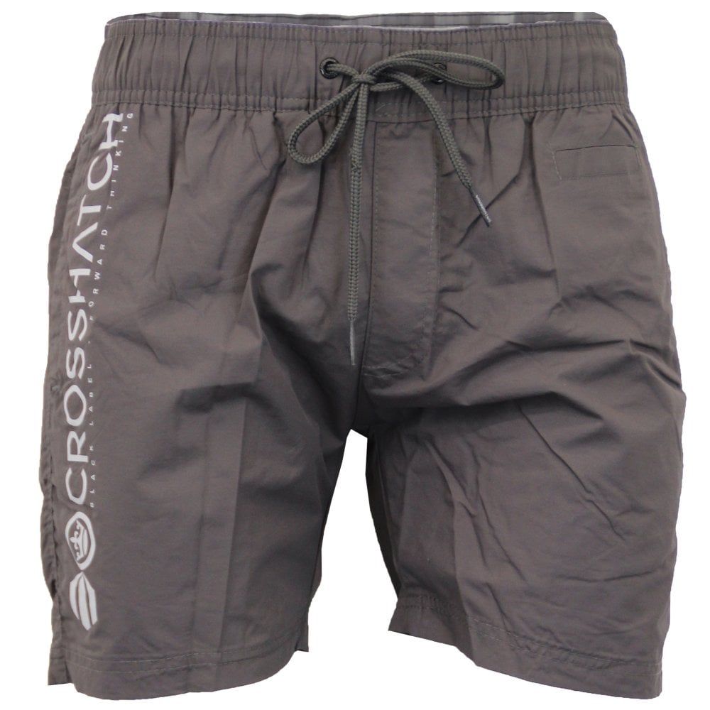 Crosshatch Mens Designer Pedro Swimming Trunks Surf Board Mesh Lined Shorts Eiffel Tower