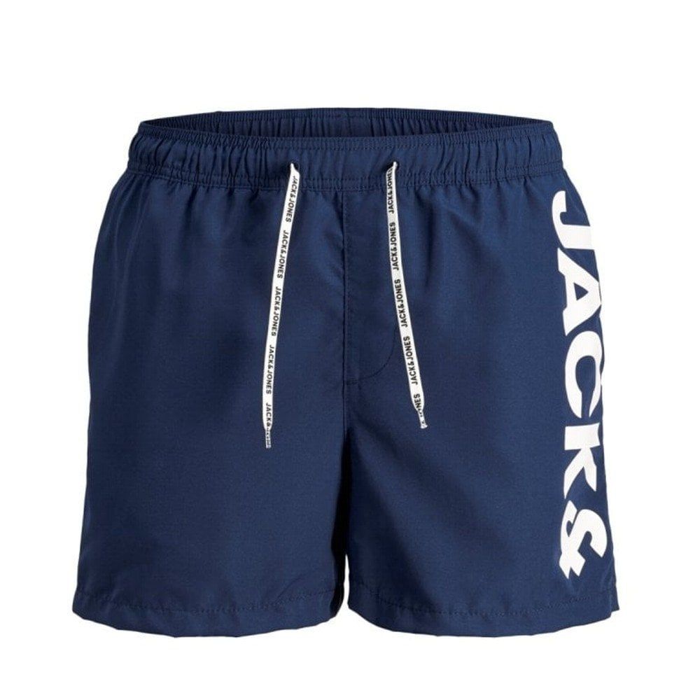 Jack & Jones Mens New Branded JJIARUBA Swim Shorts Navy Blazer