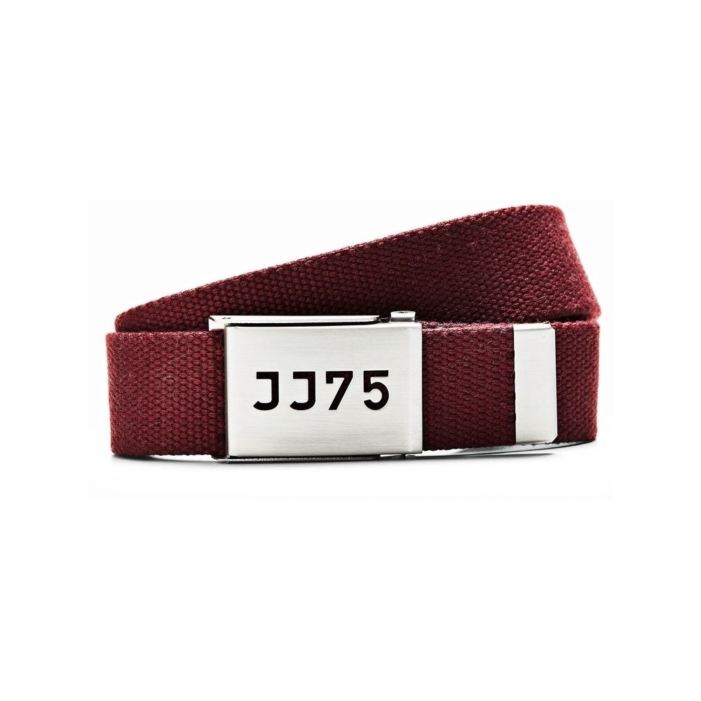 Jack and Jones Designer Dna Woven Belt Burgundy