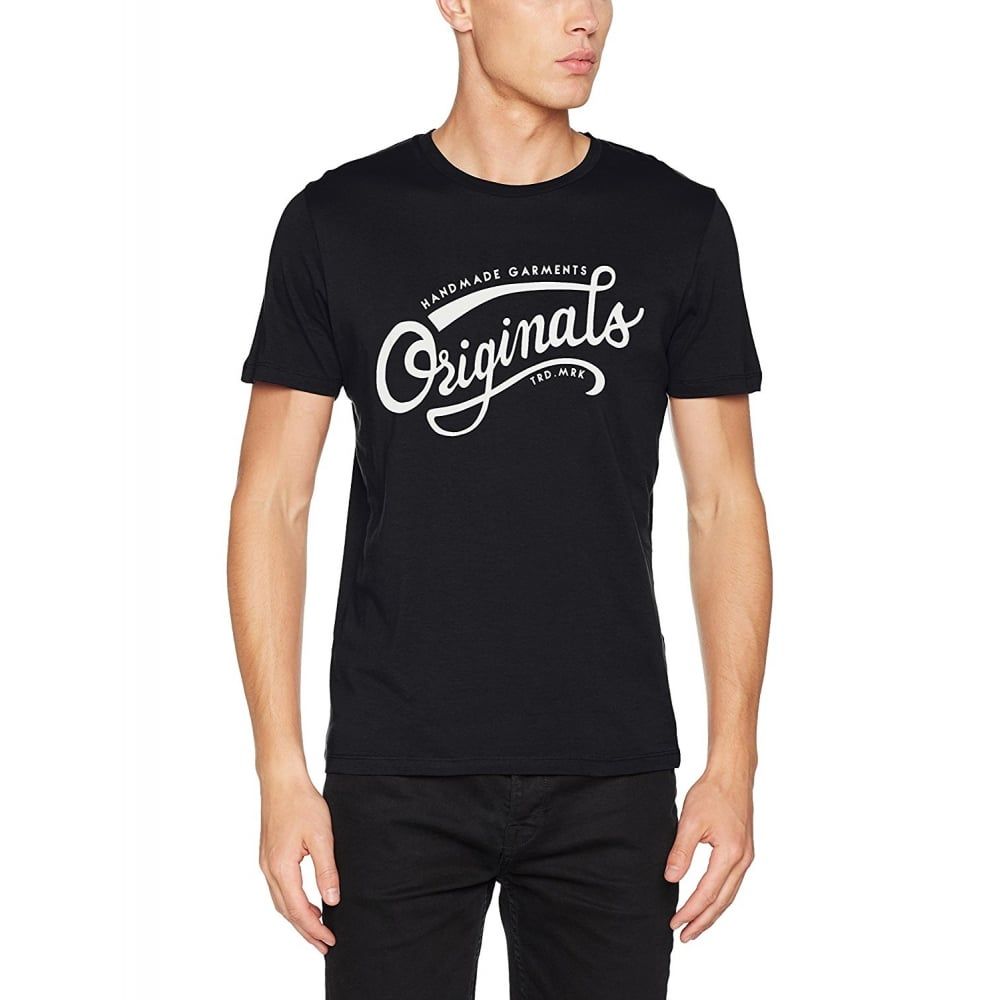 Jack & Jones Mens New Original Raffa Original Classic T Shirt Tap Shoe