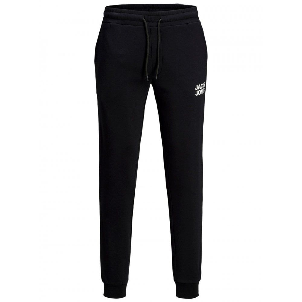 Jack & Jones Mens JJIGORDON Sweat Pant Jogger Bottoms Black