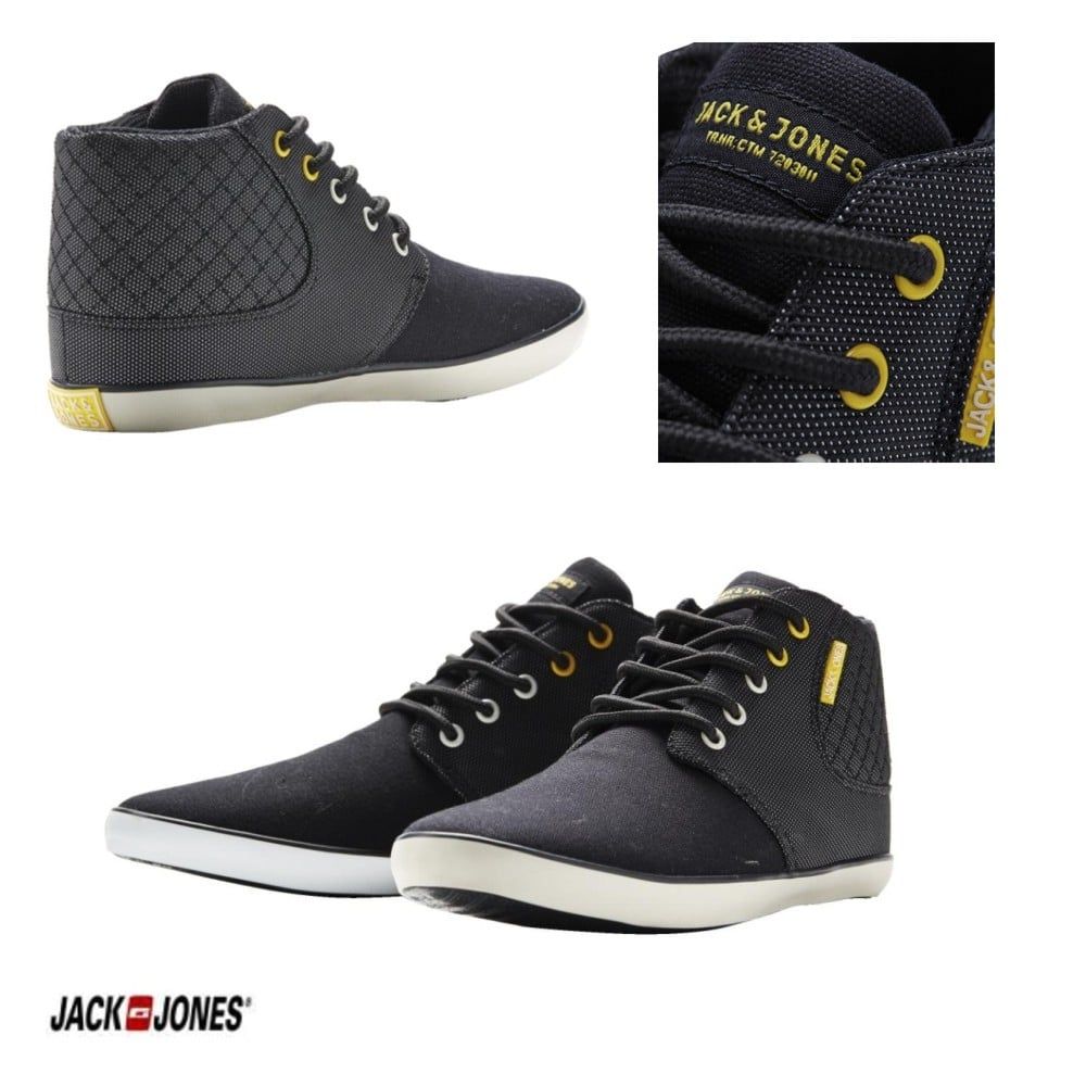 Vertu Mixed Sneakers High Top Core Trainers Pumps Black