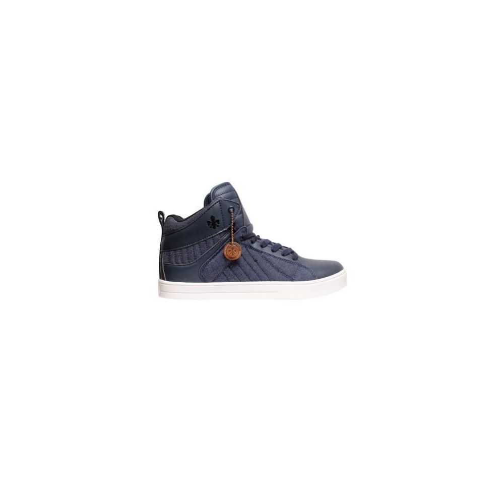 Viper Hi Top Chunky Trainers Navy