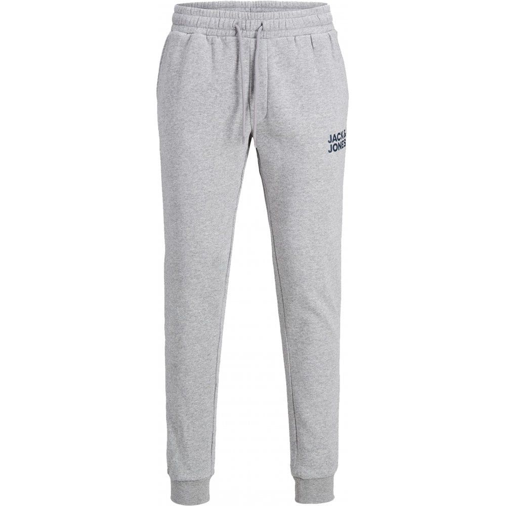 Jack & Jones Mens JJIGORDON Sweat Pant Jogger Bottoms Light Grey Melange