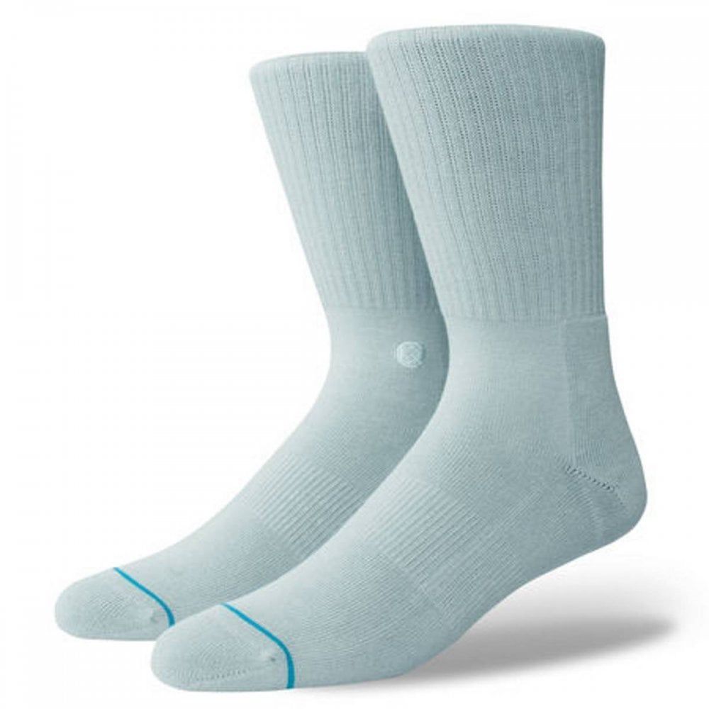 Stance Mens New Classic Crew Comfort Icon Anthem Socks Pastel Blue