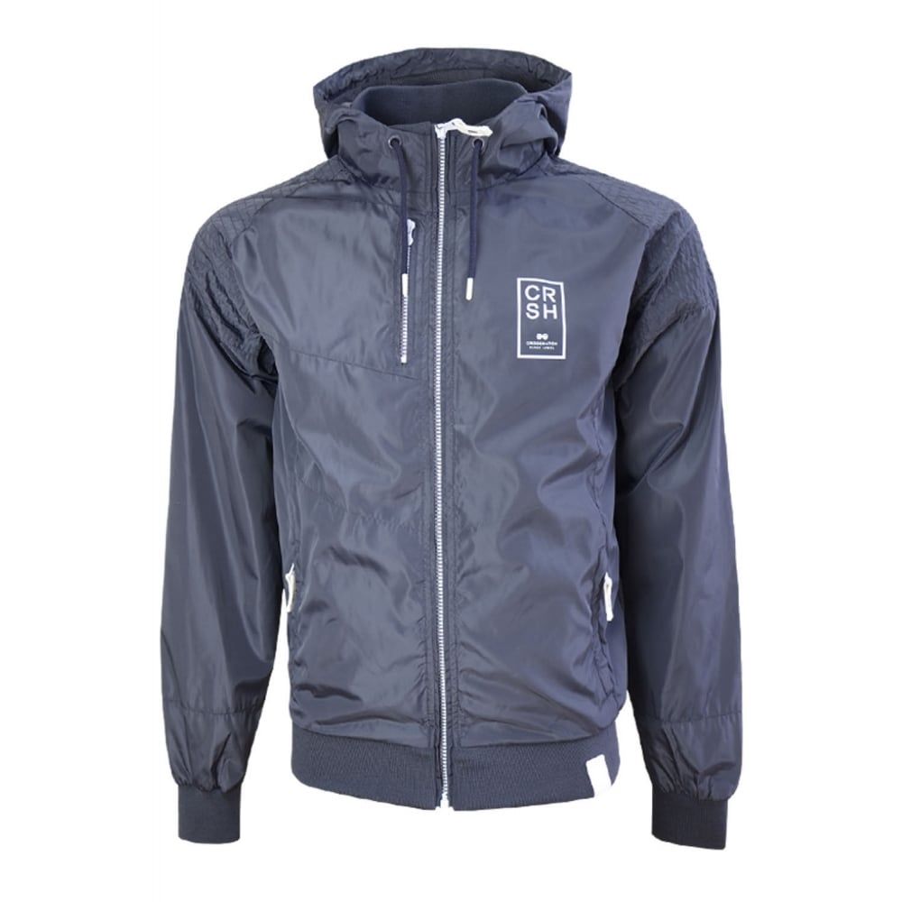 Crosshatch Windbreaker Jacket Lightweight Zip Summer Voisin Hooded Top Periscope