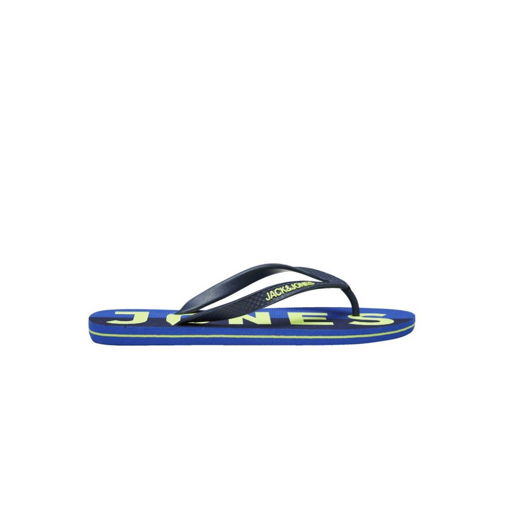 Logo Pack Rubber Branded Flip Flops Dress Blue