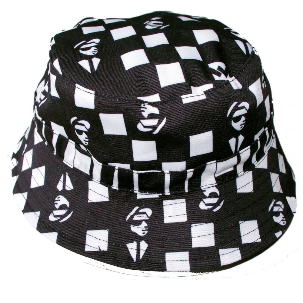 Warrior Adults Ska Man Bucket Hat Reversible Two Tone