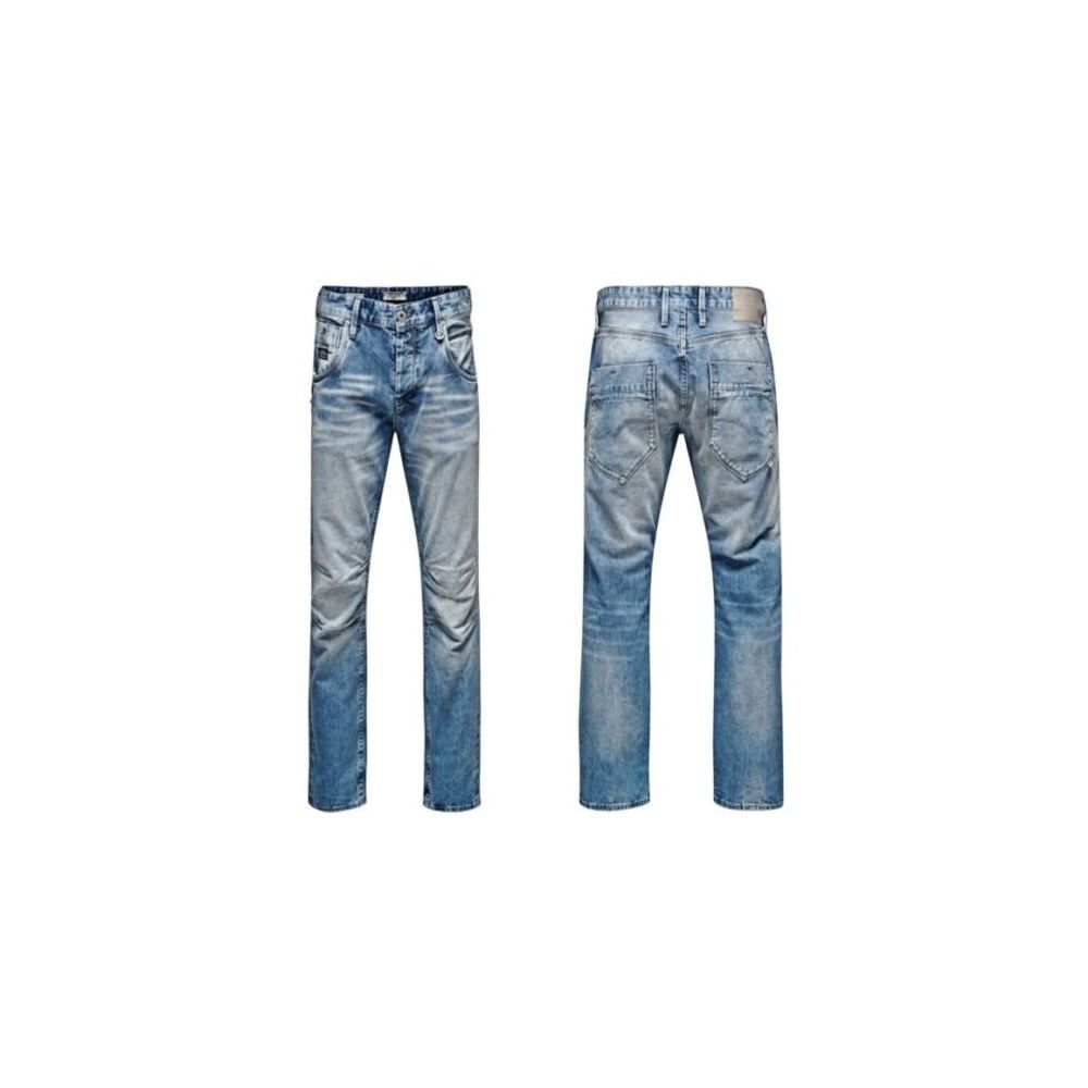 Designer Boxy Powell Loose Fit Jeans 864 Distressed Light Wash