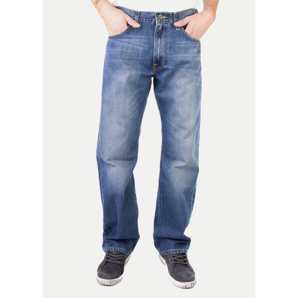 Kent Loose Fit Light Used Look Jeans