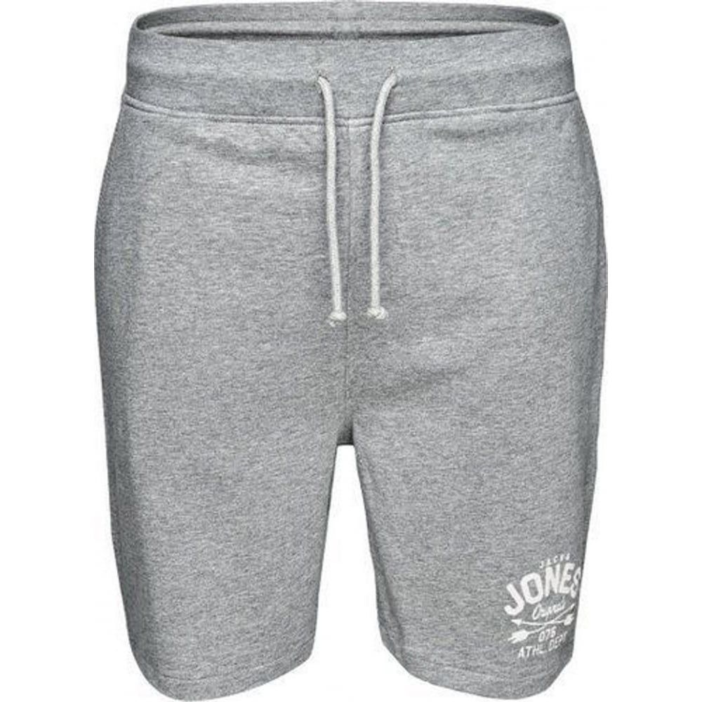 Jack & Jones Mens Ronnie Sweat Shorts Grey Melange