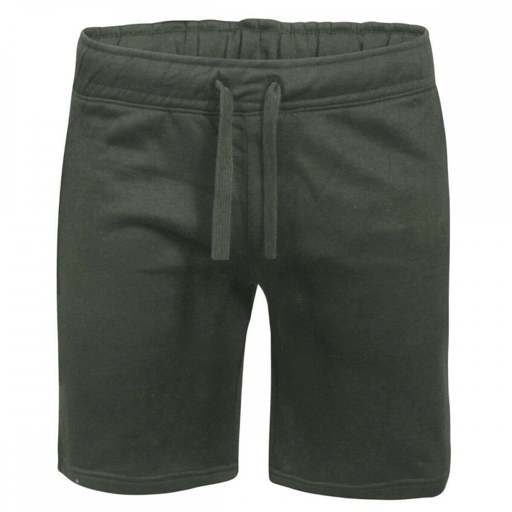 Threads Mens Fleece Shorts Elasticated Waist Jersey Summer Jogging Running Shorts Grey