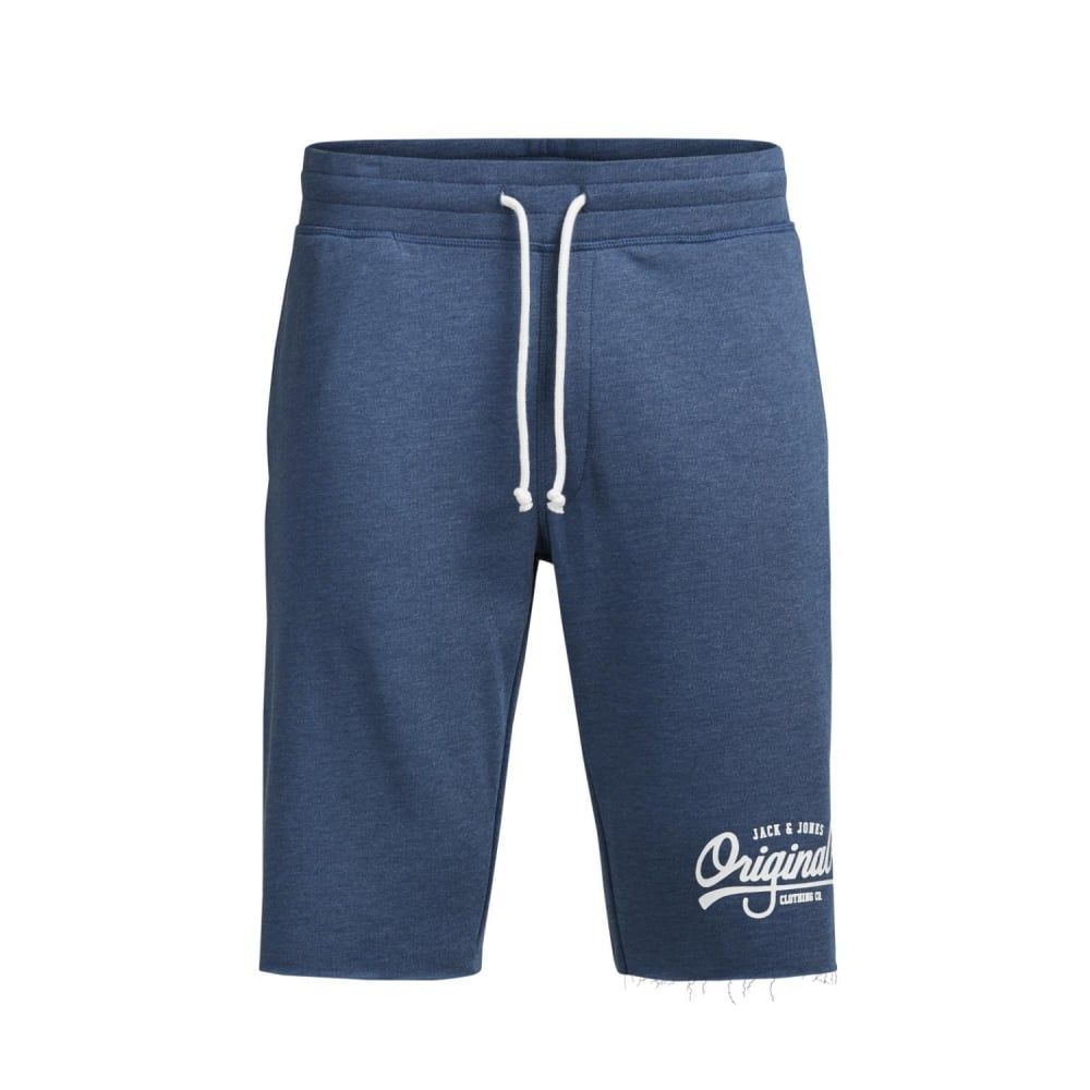 Jack & Jones Mens Holting Jogger Sweat Shorts Ensign Blue