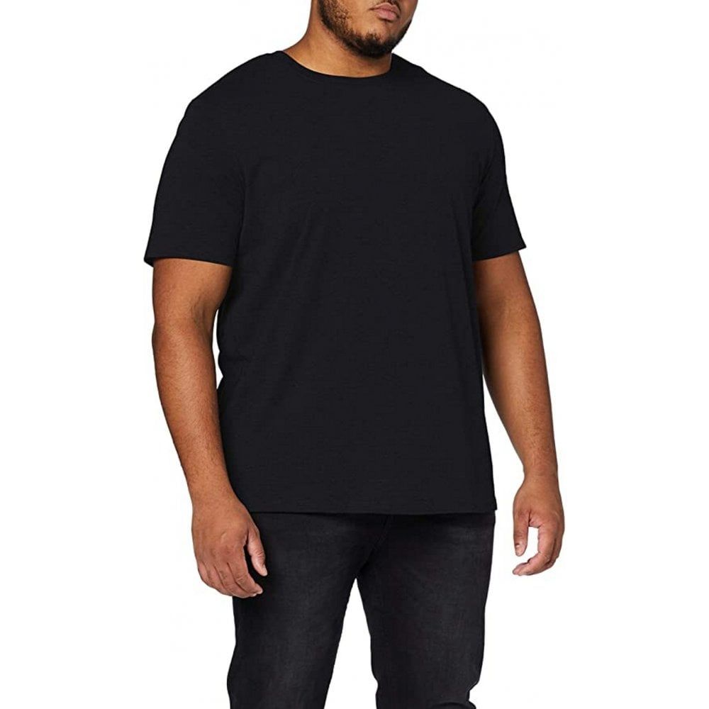Jack & Jones Men's Jjeorganic Basic Tee SS O-Neck Noos Kingsize T-Shirt Black