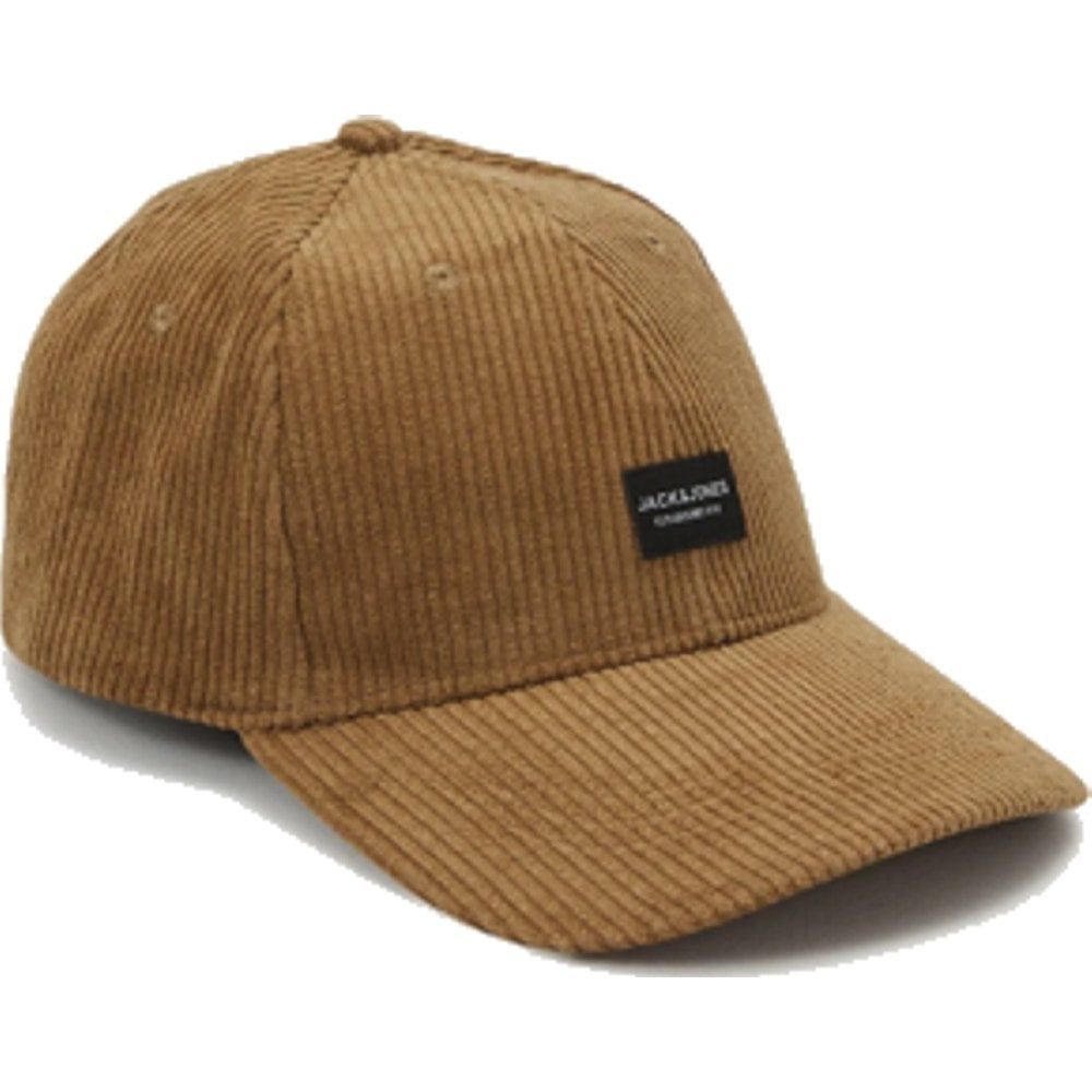 Jack & Jones Adults JACZIMON Corduroy Baseball Caps Malt Ball