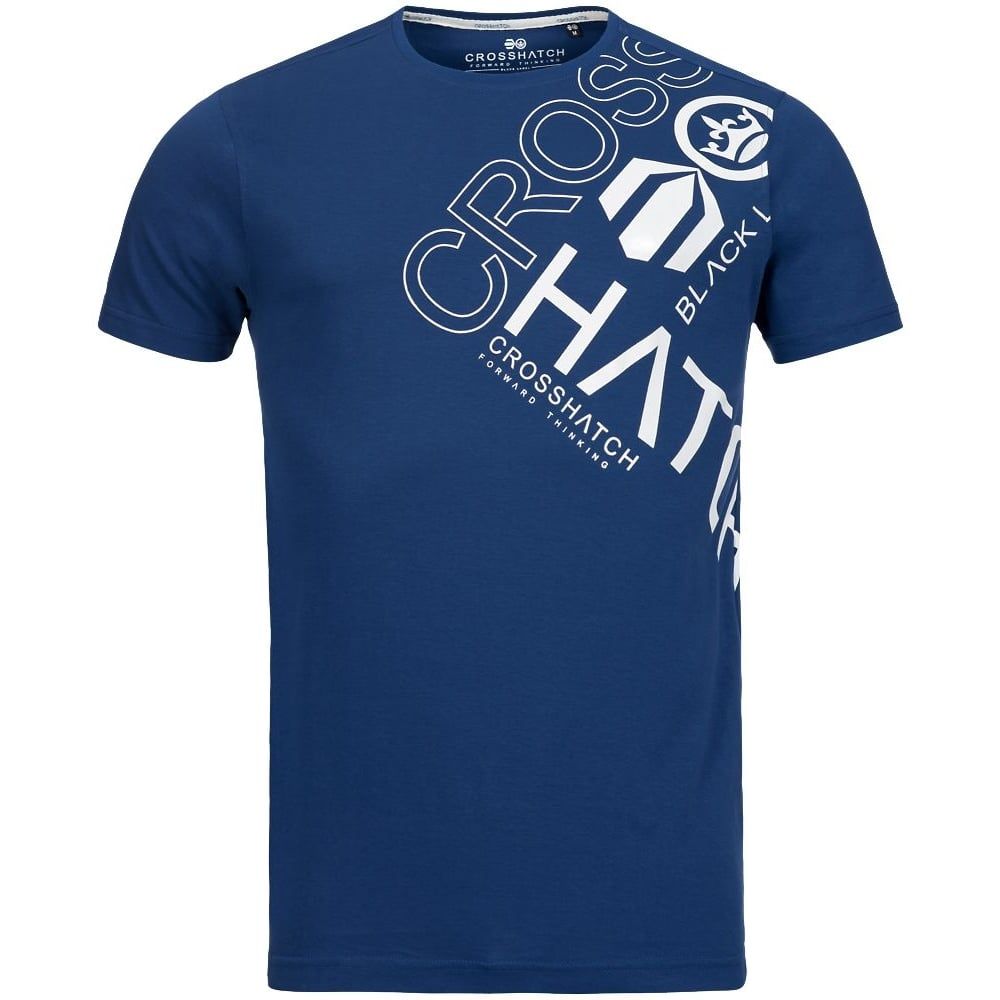 Crosshatch Mens Eleanor Branded  Designer Casual T Shirt Surf The Web
