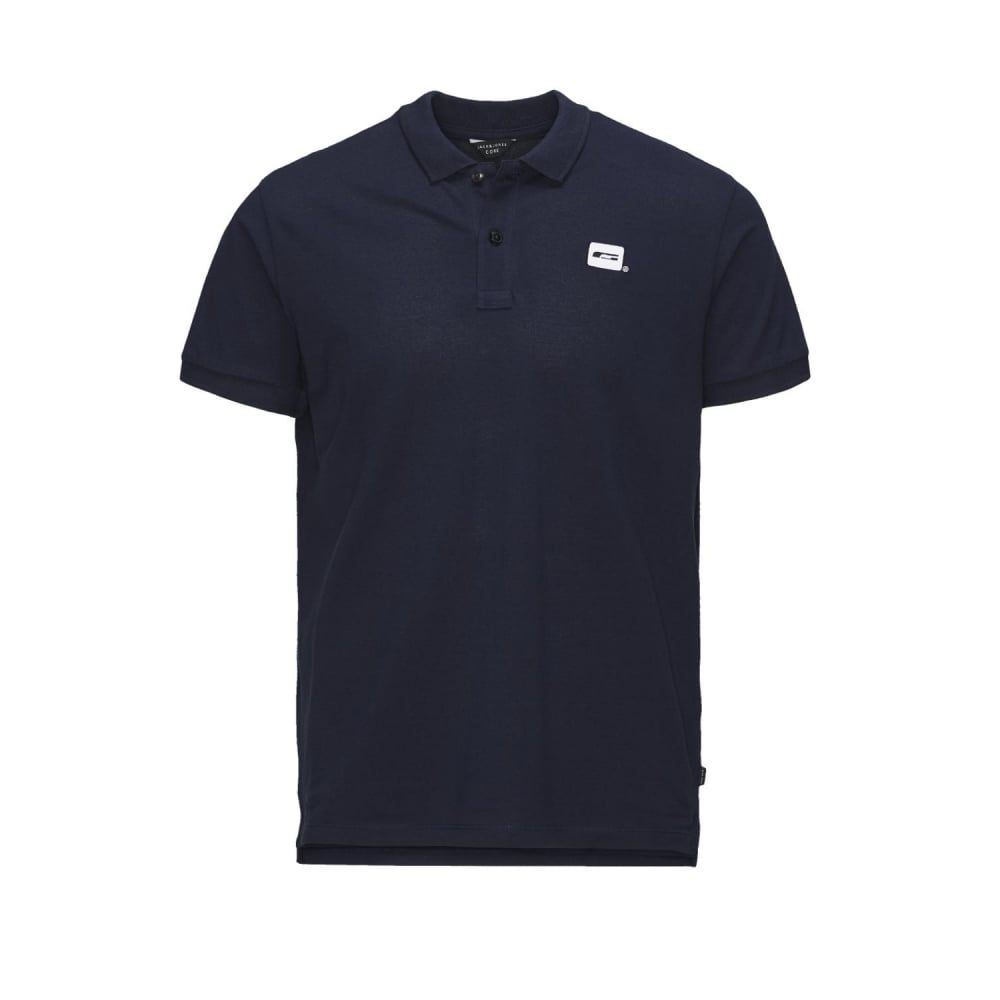 Jack & Jones Basic Designer Polo Shirt Navy Blazer