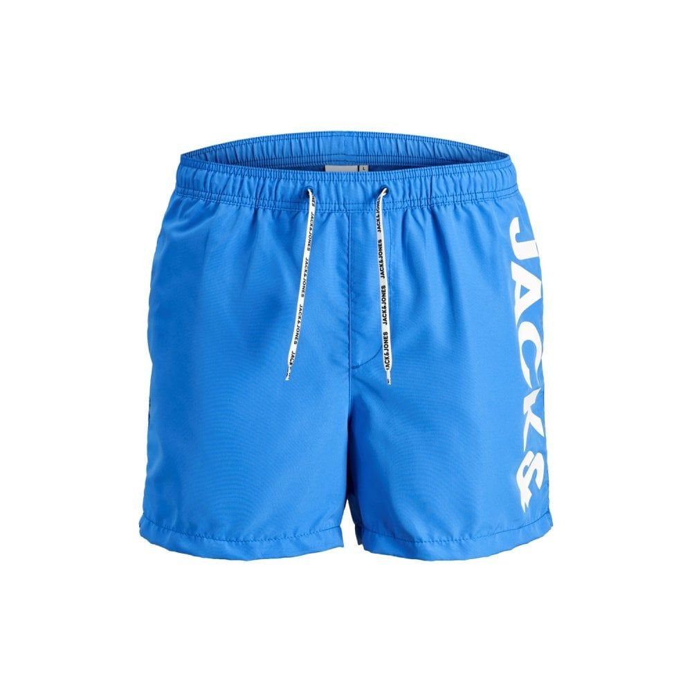 Jack & Jones Mens New Branded Cali Swim Shorts French Blue