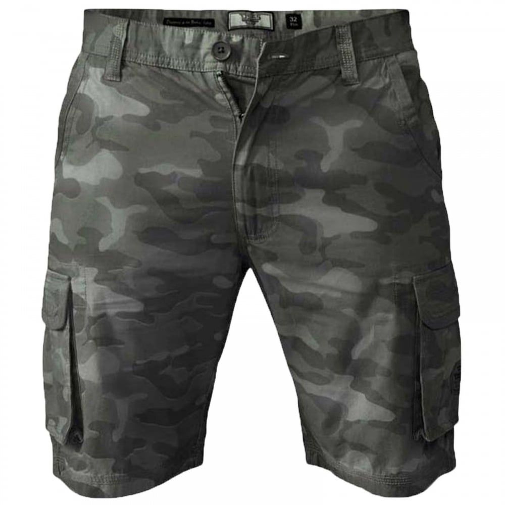 Mens D555 Camo Cargo Shorts Victor Military Army Knee Length Jungle