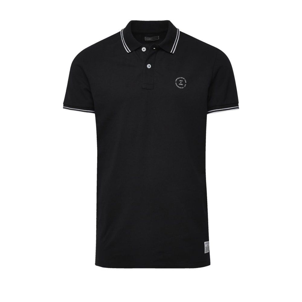 Jack & Jones Casual Thom Regular Fit Polo Shirts Black