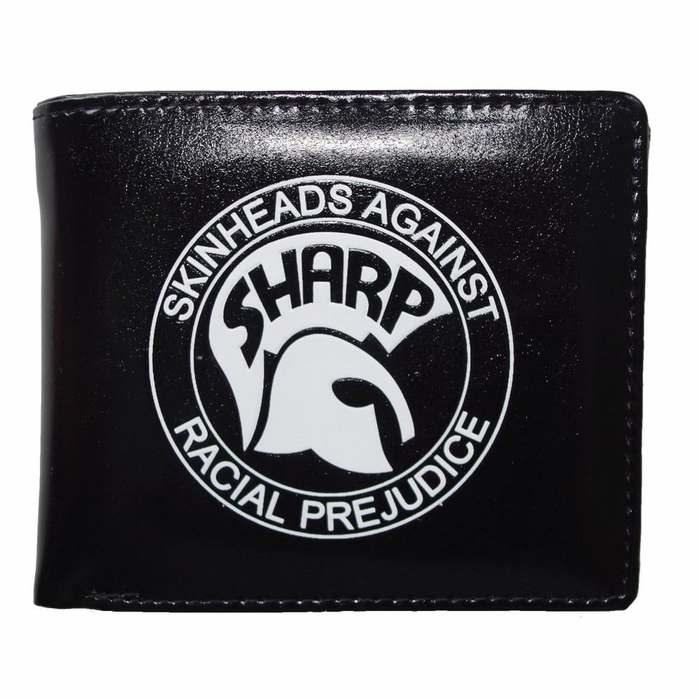 Warrior 1970s Style Vintage Embossed Sharp Black Wallet 