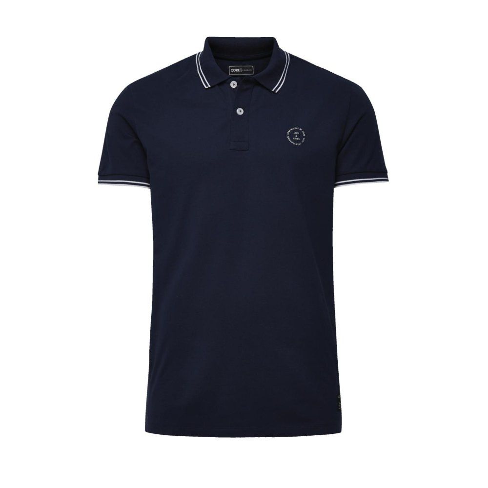 Jack & Jones Casual Thom Regular Fit Polo Shirts Dress Blues