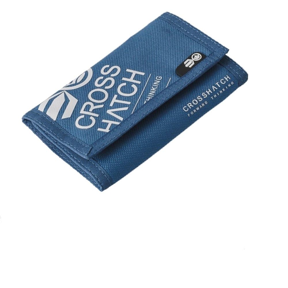 New Mens Crosshatch Three Fold Zip Nylon Affluence Wallets Surf The Web