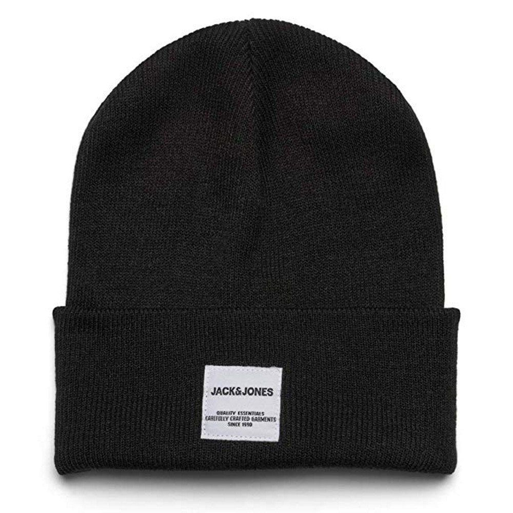 Jack & Jones Adults New Dna Knitted Beanie Black