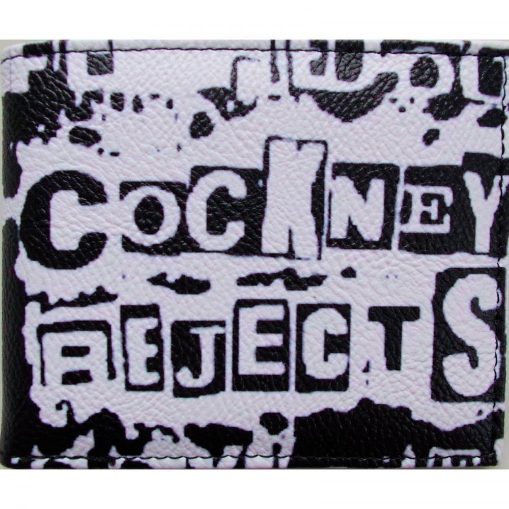 Warrior 1970s Style Punk Vintage Wallet Cockney Rejects White
