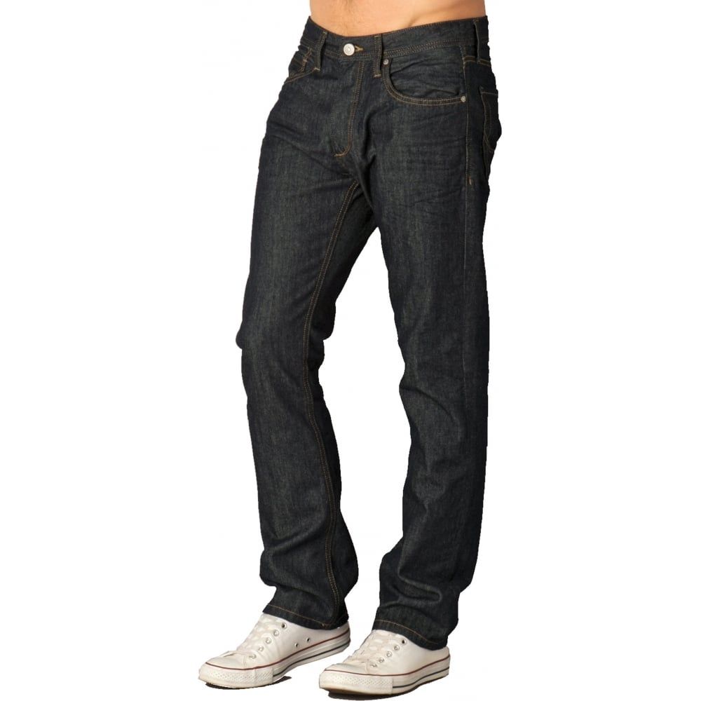 Jack & Jones Clark 008 Original Straight Leg Jeans Raw Look