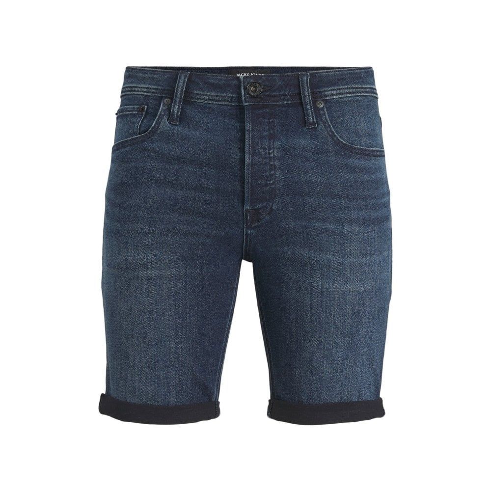 Jack & Jones Mens Rick Denim Shorts Stonewash Blue