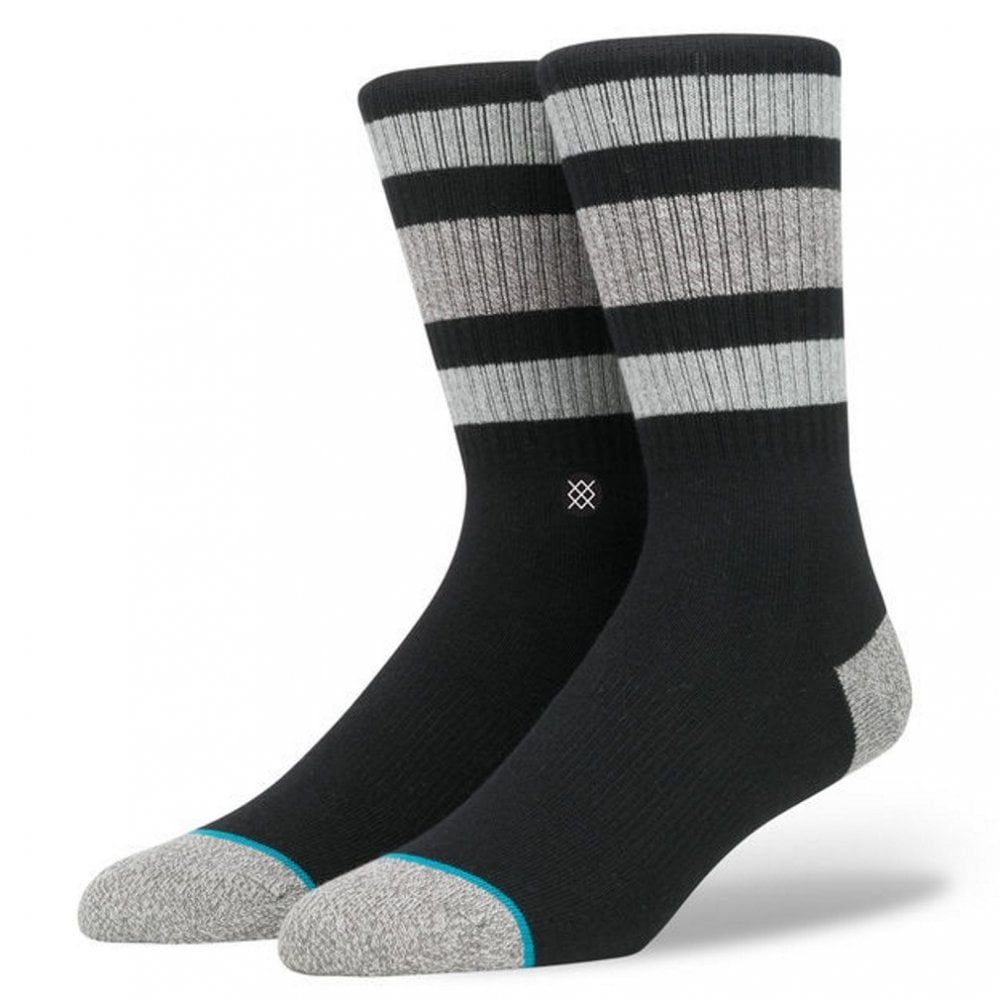 Stance Mens New Classic Crew Comfort Boyd 3 Cotton Socks Black