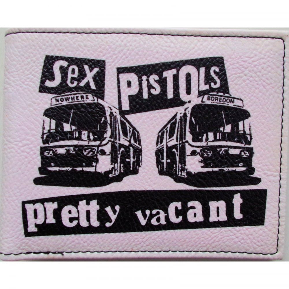 Warrior 1970s Style Punk Vintage Wallet Pretty Vacant White