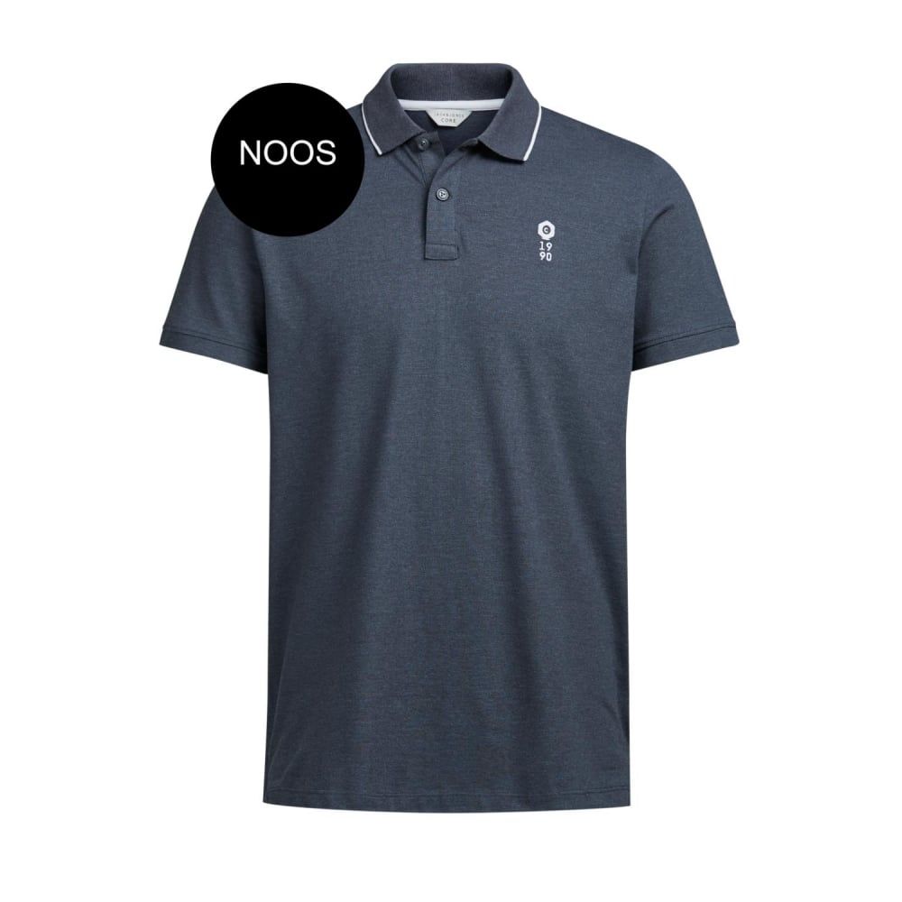 Jack & Jones Casual Stone Regular Fit Polo Shirts Ombre Blue