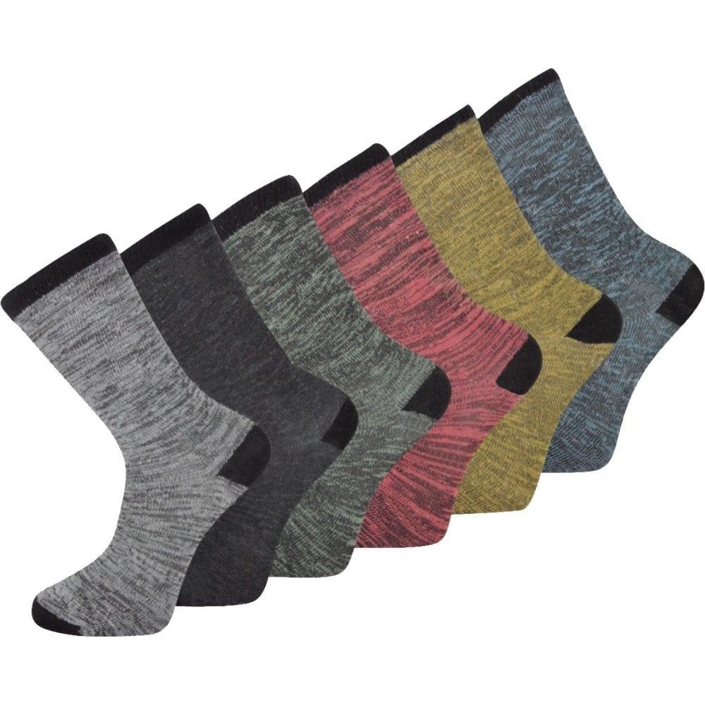Design Socks 6 Pairs Mens Coloured Design Socks Smart Suit Work Golf Cotton Blend Adults