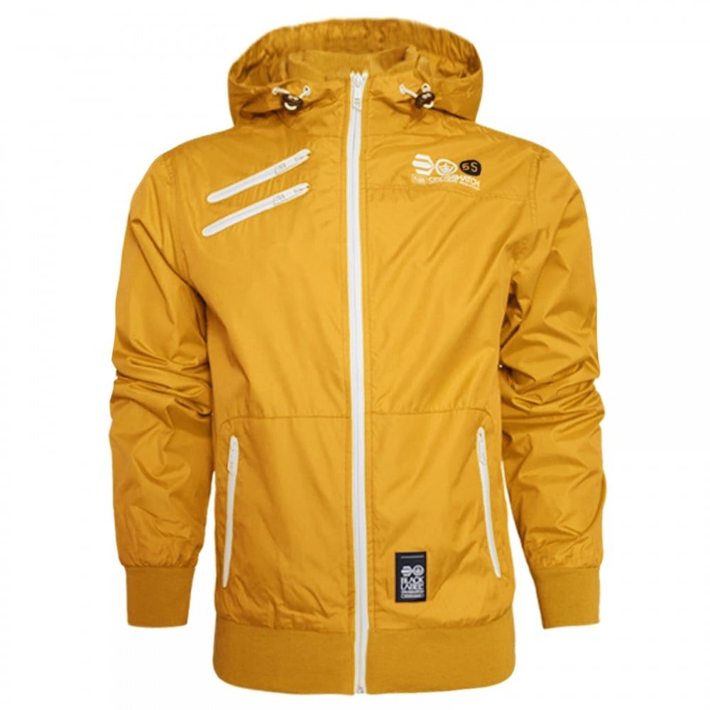 Crosshatch Windbreaker Jacket Lightweight Zip Summer Larksy Hooded Top Mineral