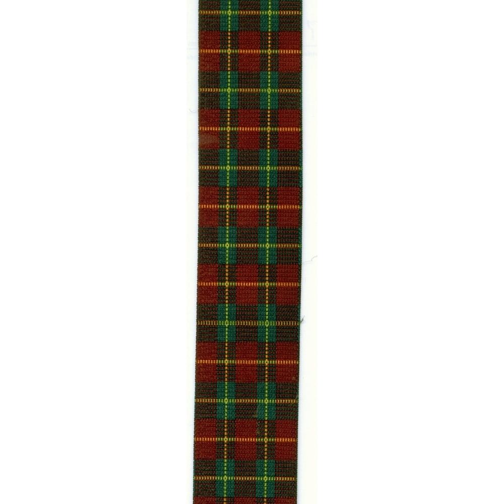 Brimarc Mens Heavy Duty Red Plaid Braces Trouser Belt Suspender 2" 50mm Wide