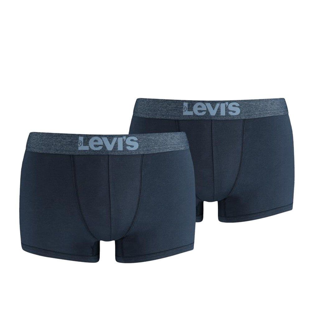 Mens Levi's New Branded 2 Pack Boxer Trunks 200SF Light Denim