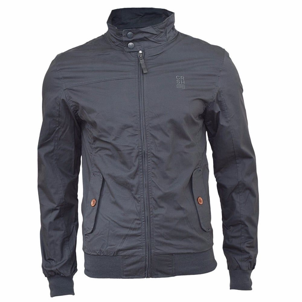 Crosshatch Mens Designer Harrington Haronz Jacket Periscope