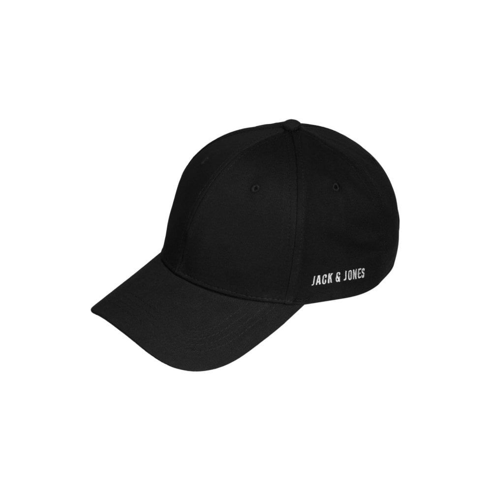Jack & Jones Adults Branded Matt Baseball Caps Black